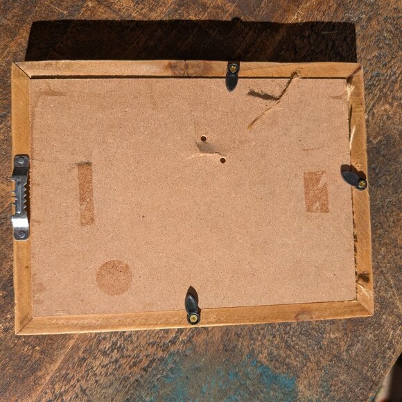 Framed Vintage 1920s Card Seed Co. Packets Set of 3 Burlap Mat Heirloom Cabbages - Picture 6 of 7